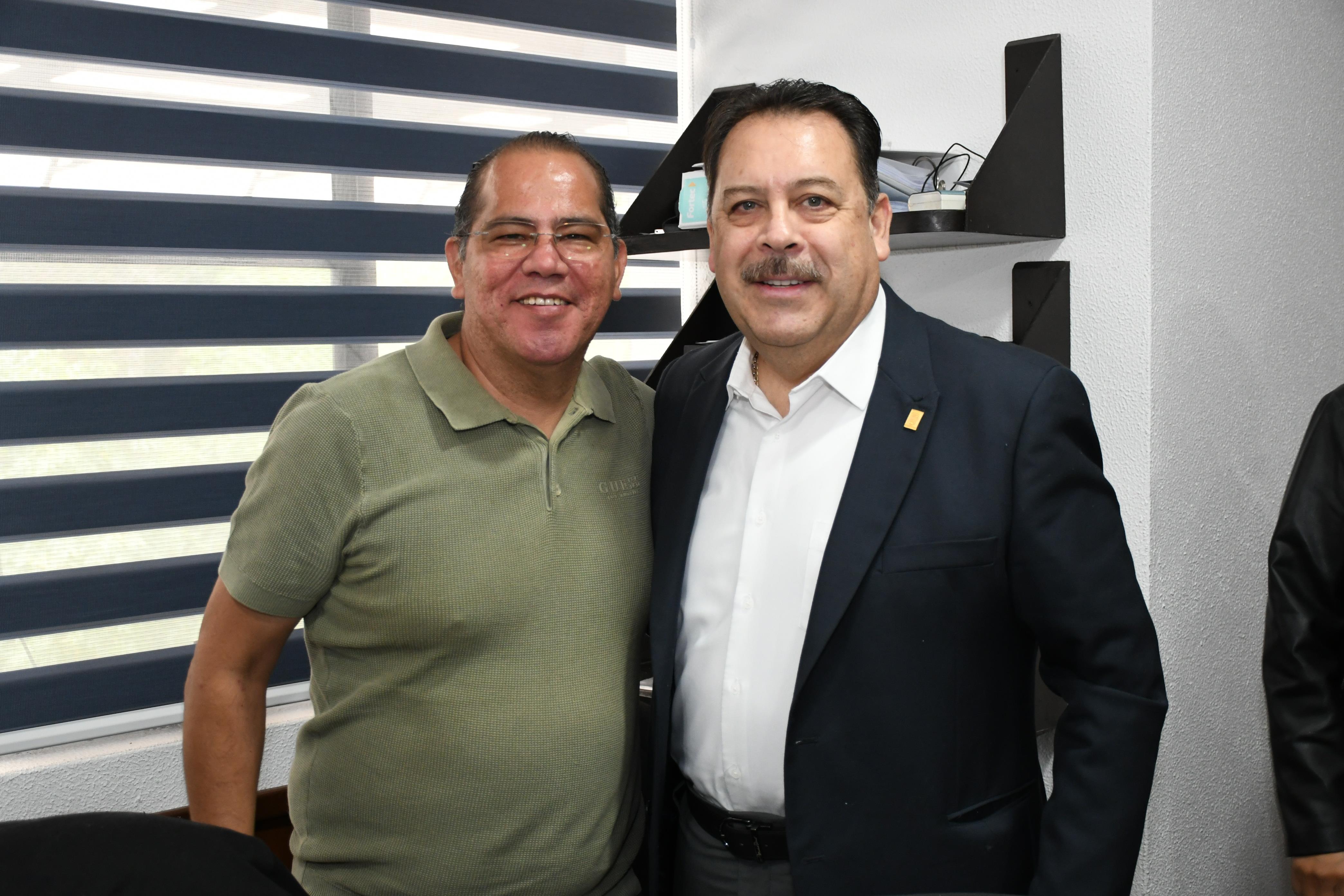 Visita compañeros de la Sección XXIX, San Luis Potosí